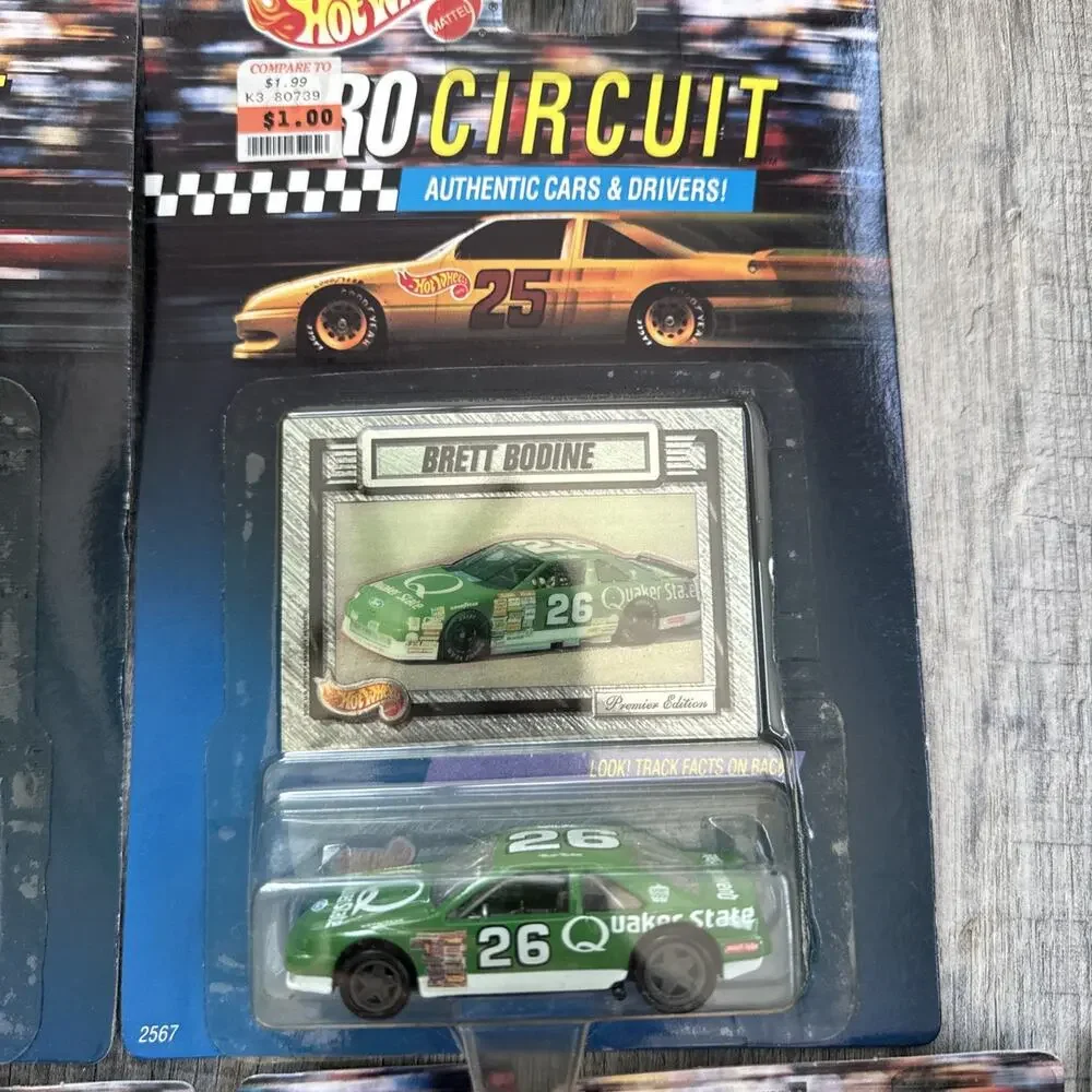 Lot 1992 Hot Wheels Pro Circuit Cars M. Martin R. Wallace M. Andretti B. Bodine